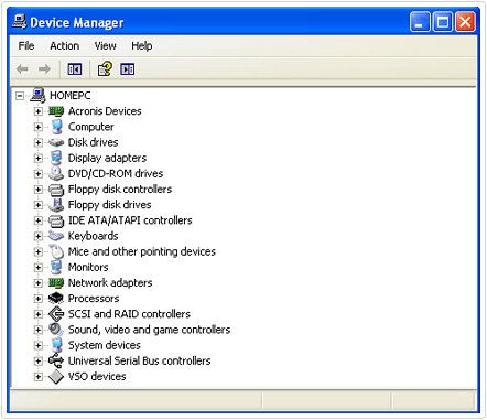 device manager cmd