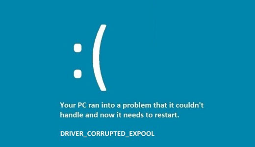 Fixing DRIVER_CORRUPTED_EXPOOL Errors