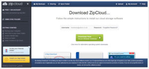 recover a file from zipcloud