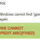 How to Fix Windows Cannot Find Gpedit.msc Errors